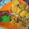 Maia khurana का कुकस्नैप जब उन्होंने आलू पकौड़े विद चाय (aloo pakora with chai recipe in Hindi) बनाया था।