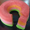 Cooksnap dari Agustine Devia untuk resep Bolu Pelangi 2 Telur