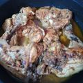 El cooksnap de Irene cuando hizo Pollo en cazuela.