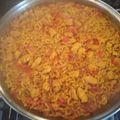 El cooksnap de Victor Manuel Fernández Diaz cuando hizo Fideuá caldosa de pollo.