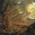 El cooksnap de Leydy Mamian cuando hizo Goulash Húngaro.