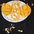 Madhvi Kotecha's cooksnap of when they made મેંગો સ્ટફ કુલ્ફી (Mango Stuffed Kulfi recipe in Gujarati).