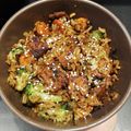 El cooksnap de Mireia de la Torre Simó cuando hizo Tempeh con verduras teriyaki.