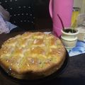El cooksnap de Hilda Ybarra cuando hizo Torta "matera" de limón.