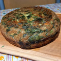 El cooksnap de Patricia Moyes cuando hizo Tortilla de espinacas rellena.