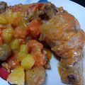 El cooksnap de vanessa Lv cuando hizo Pollo guisado en olla express.