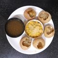 Hema Wane's cooksnap of when they made चटपटी पाणीपुरी (Pani Puri Recipe In Marathi).