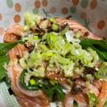 liley's cooksnap of when they made サーモンのづけ丼.