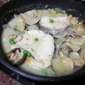 El cooksnap de Maika Fernandez cuando hizo Merluza en salsa verde.