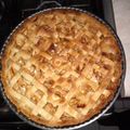 El cooksnap de Estefany Vera cuando hizo Pie de Manzana(Apple pie).