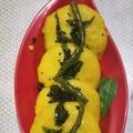 Pooja Dalmia का कुकस्नैप जब उन्होंने ढोकला (dhokla recipe in Hindi) बनाया था।
