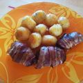 Zubor Andrea Cooksnap-ja, amikor elkészítette a(z) Egyszerű, baconbe tekert csirkemáj receptet.