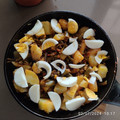 El cooksnap de Reyes Salgueiro cuando hizo Judías verdes con huevo duro y jamón.