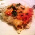 Jay-O's cooksnap of when they made Green chile chicken enchiladas.