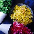 Areeba Muhammed's cooksnap of when they made Mutton biryani.