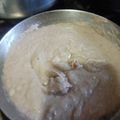 El cooksnap de Alejandra cuando hizo Frijoles refritos con manteca de cerdo.