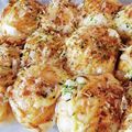 ぱんこびびタイソン's cooksnap of when they made ランチ＆おやつ♪たこ焼き風ちぎりパン.