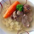 Magyarné Nyírő Kati Cooksnap-ja, amikor elkészítette a(z) Húsleves vegyes húsból receptet.