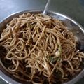 Farah Khan's cooksnap of when they made Egg chicken noodles.