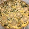 Cooksnap de PaulineB sur la recette Quiche courgette chèvre