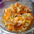 El cooksnap de cmpauwels cuando hizo Escabeche de zanahoria, cebolla y berenjena.