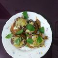 El cooksnap de alexfernandez62 cuando hizo Berenjenas a la parmesana con pesto y jamón.