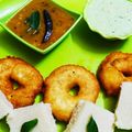 Amita,S Rasoi Or Easy Rangoli's cooksnap of when they made Medu vada with coconut chutney.