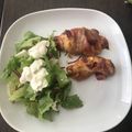 Szombathné Tóth Erzsébet Cooksnap-ja, amikor elkészítette a(z) Grill csirkemell sült bacon szalonnával, saláta ágyon 🍽️ receptet.