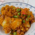El cooksnap de María José Rivera cuando hizo Charquicán.