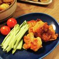 ハチワレねこ's cooksnap of when they made 鶏もも肉のマンゴーチャツネソテー.