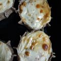 El cooksnap de Mariela Cierezko cuando hizo Canastitas relleno cremoso de zapallito y pollo masa íntegral.