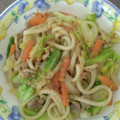 まん丸みかリン's cooksnap of when they made 簡単！めんつゆを使った焼きうどん！.