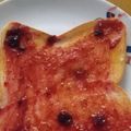 クック8B50KT☆'s cooksnap of when they made ブルーベリージャム＆マーガリンのトースト.