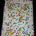 El cooksnap de Sole Acevedo cuando hizo Torta de cumpleaños de colores.