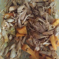 El cooksnap de silvia cuando hizo Guarnición sin gluten y vegana de patata y "cerdo mechado" 🐖.