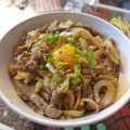 我的老公又胖了 "Chubby Hubby Life" 的 日式家常菜-月見牛丼 cooksnap