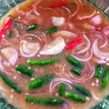 Cooksnap Julia ALeen Aireish semasa beliau membuat Air Asam Belacan.