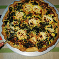 El cooksnap de monica ramos cuando hizo Quiche de espinacas con queso de cabra.
