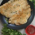 Amita Soni's cooksnap of when they made રાઈસ ચીલા (Rice Chila Recipe In Gujarati).