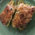 komomo1789's cooksnap of when they made 餃子のタネの残りで【ピーマンの肉詰め】.