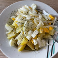 El cooksnap de Débora Cantero Martínez cuando hizo Ensalada campera de verano (judías verdes huevo duro, atún etc).