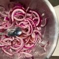 Clare Knivett's cooksnap of when they made Instant Pickled Red Onion.