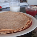 El cooksnap de Claudia Isabel cuando hizo Panqueques de avena y harina integral 🥞.