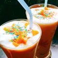 Rumki Kundu's cooksnap of when they made ম্যাঙ্গো মিল্কশেক (Mango milk shake recipe in bengali).
