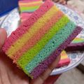 Cooksnap dari Sania Zulmi untuk resep Rainbow Cake Kukus