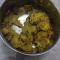 Sunitsha Jain का कुकस्नैप जब उन्होंने आलू मटर और हरे बैंगन(aloo mater aur hare baingun recipe in hindi) बनाया था।