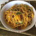 Cooksnap από Sitronella στη συνταγή Σπαγγέτι με Κολοκυθάκια και κρεμώδη σάλτσα Παρμεζάνας