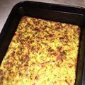 El cooksnap de Giuliana cuando hizo Fainá de zapallitos y zanahoria 🇺🇾.
