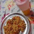 Razia का कुकस्नैप जब उन्होंने वेज मसाला मैगी (veg maggi recipe in Hindi) बनाया था।