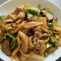 ★ゴンぎつね★'s cooksnap of when they made 簡単☆焼き肉のタレで焼きうどん.